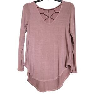 American Eagle AEO Soft & Sexy Blush Rose Pink Top